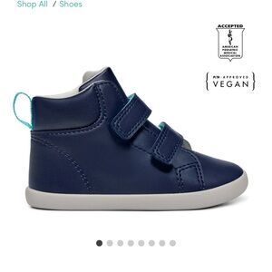 Navy Blue Baby Walker Shoes